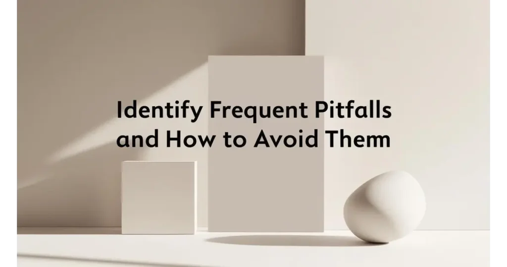 Identify Frequent Pitfalls and How to Avoid Them