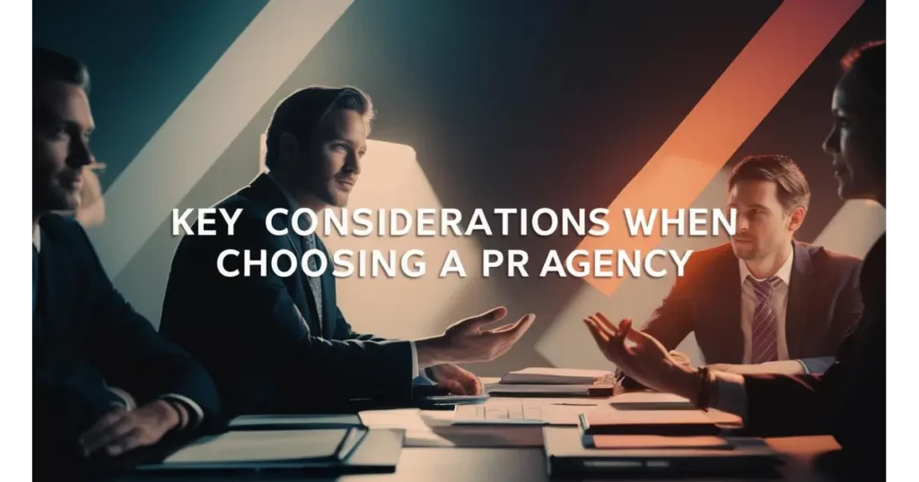 Key Considerations When Choosing a PR Agency